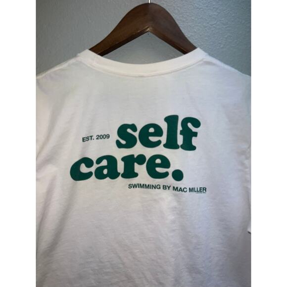Mac Miller Self Care Shirt Swimming By Mac Miller Stained Pink Faded Tee Large - Picture 9 of 13